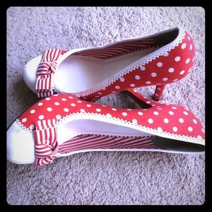 Red Polka Dots Heels